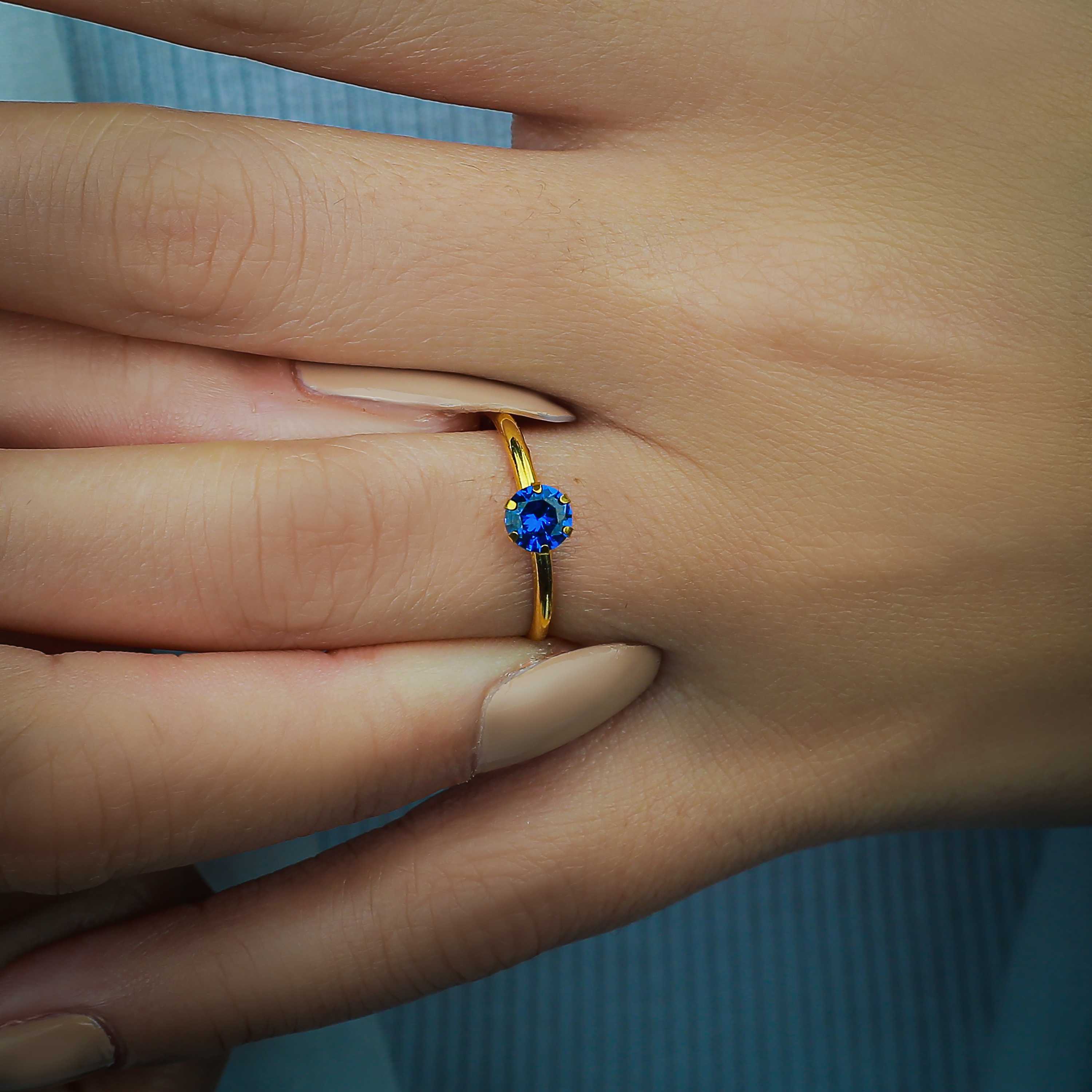 21-karat gold ring, Turkish made - (H-1281)